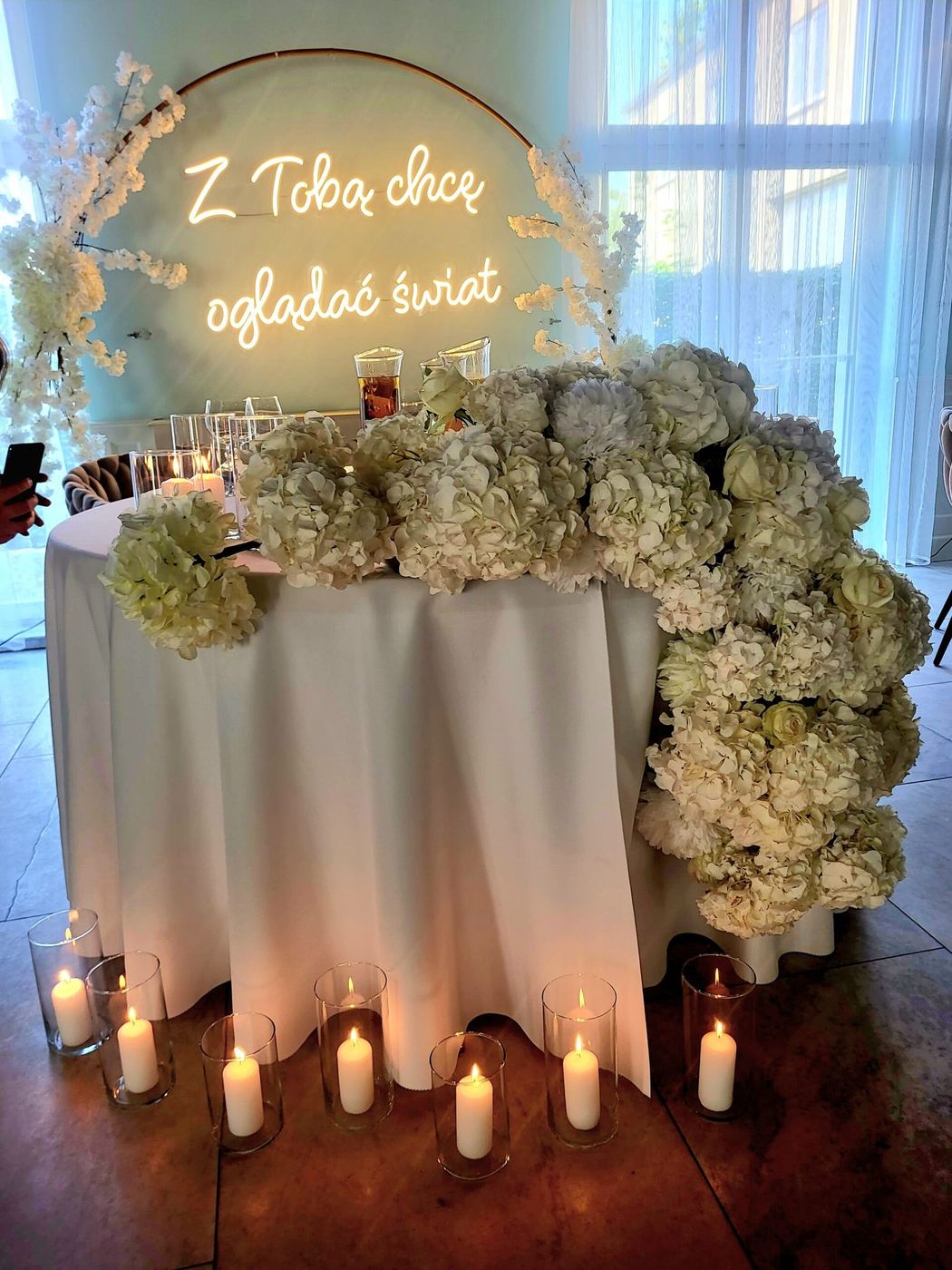 Stół pary młodej